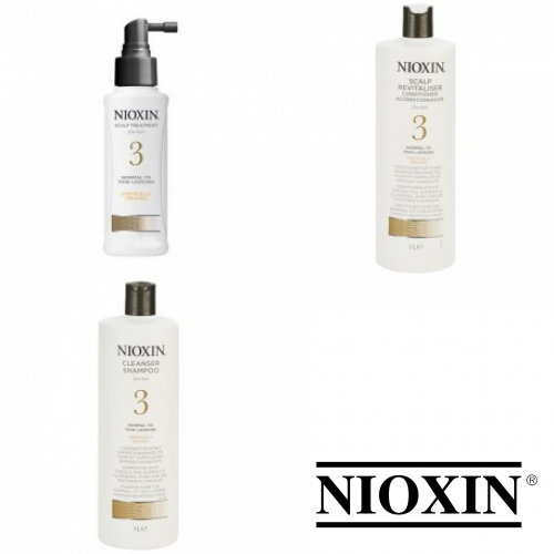 Kit Mare Pentru Par Vopsit Si Fin - Sampon + Balsam + Tratament - Hair System 3 - Nioxin - 3 Produse Cu 18% Discount